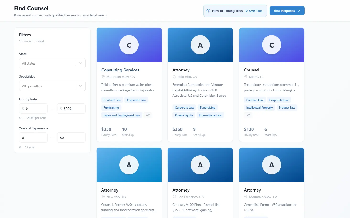 Curated Top Attorneys at Pre-Negotiated Discount